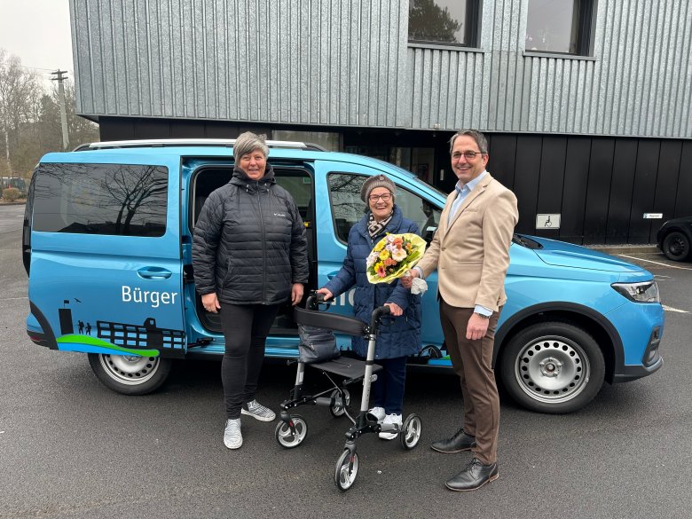 Pressefoto Jungfernfahrt BürgerMOBIL