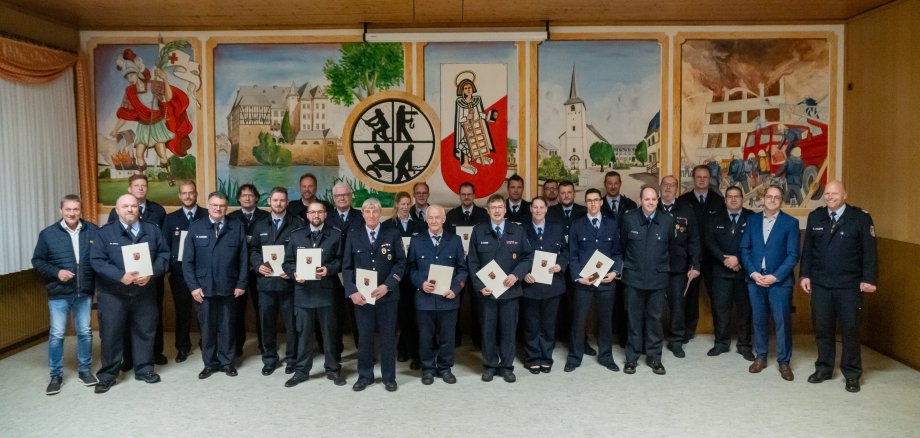 Pressefoto zentrale Dienstversammlung Feuerwehr 