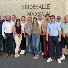 Gemeinderat Maxsain (v.l.n.r.) Marco Egels, Moritz Aller, Thomas Tönges, Horst Griebling, Andre Philippi, Jörg Dünschmann, Joana Kensch, Janine Bläcker, Jens Schacht, Antonia Aller, Sascha Neugebauer, Thomas Rudolph, Felix Engel, Arnd Stauber, Thomas Schwinn, Fred Schmidt, Michael Tönges 